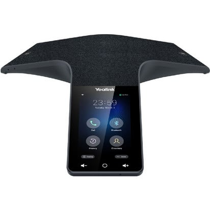 Reception consoles and executive desk phones