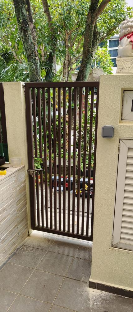 Heavy duty stainless steel security gate access control system setup for residential estates and businesses